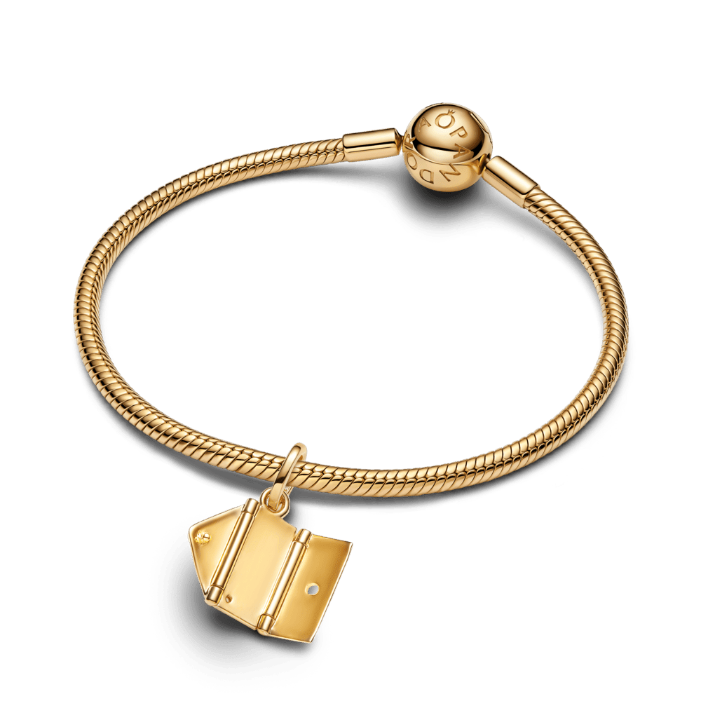 Graviruojamas ir atidaromas kabantis karoliukas „Vokas“ - Pandora Lietuva