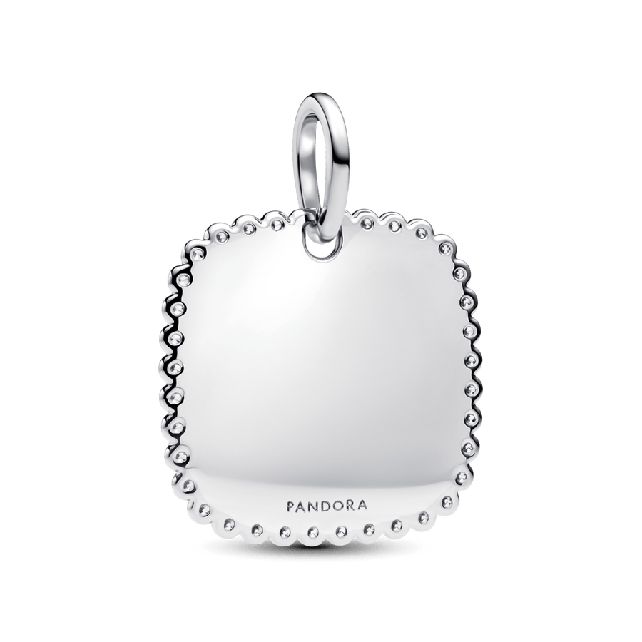 Graviruojamas kvadratinis pakabutis - Pandora Lietuva