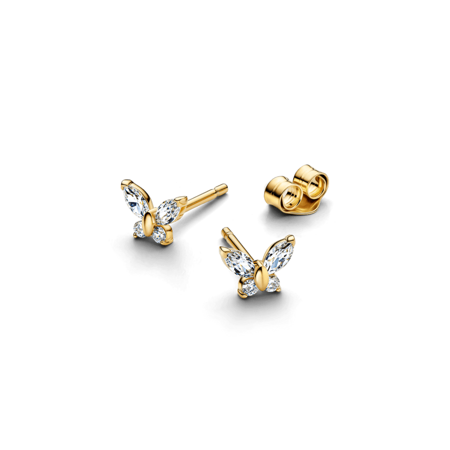 Įsmeigiami auskarai „Drugeliai“ - Pandora Lietuva