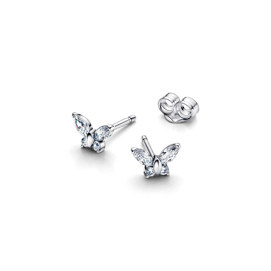 Įsmeigiami auskarai „Drugeliai“ - Pandora Lietuva