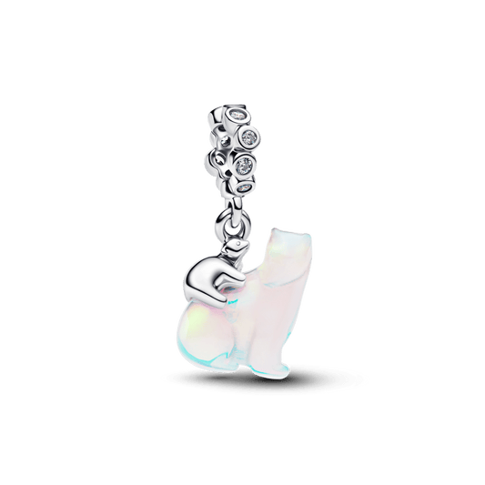 Kabantis karoliukas „Baltoji lokė ir jauniklis“ - Pandora Lietuva