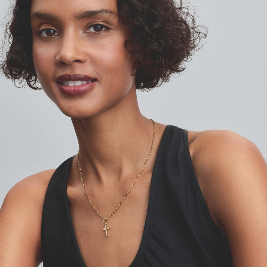 Kabantis karoliukas „Kryžius“ - Pandora Lietuva