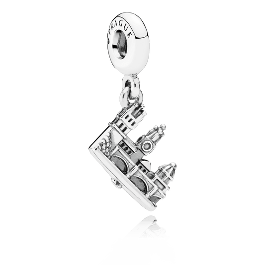 Kabantis sidabrinis Karolio tilto karoliukas - Pandora Lietuva