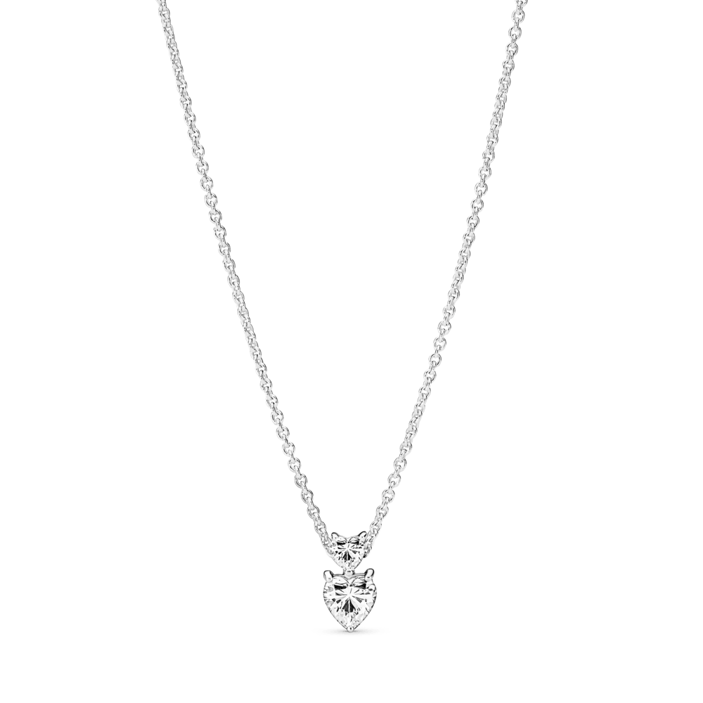 Kaklo vėrinio ir auskarų - lankelių dovanų rinkinys - Pandora Lietuva