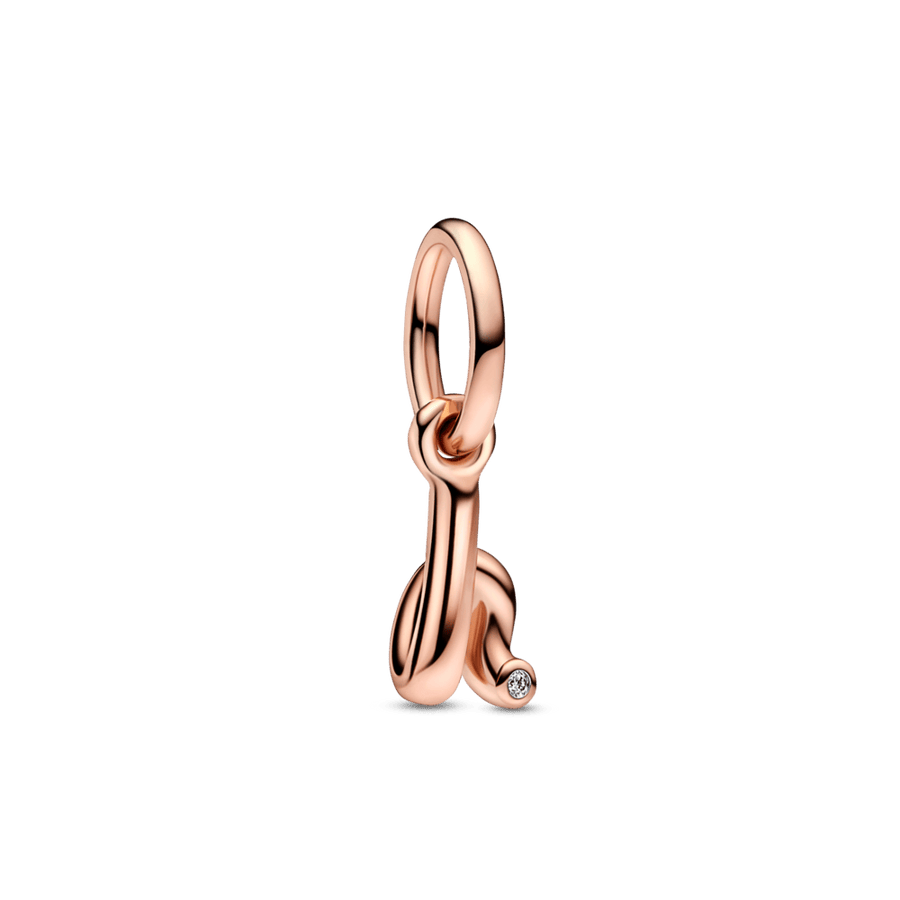 Letter h Script Alphabet Dangle Charm - Pandora Lietuva
