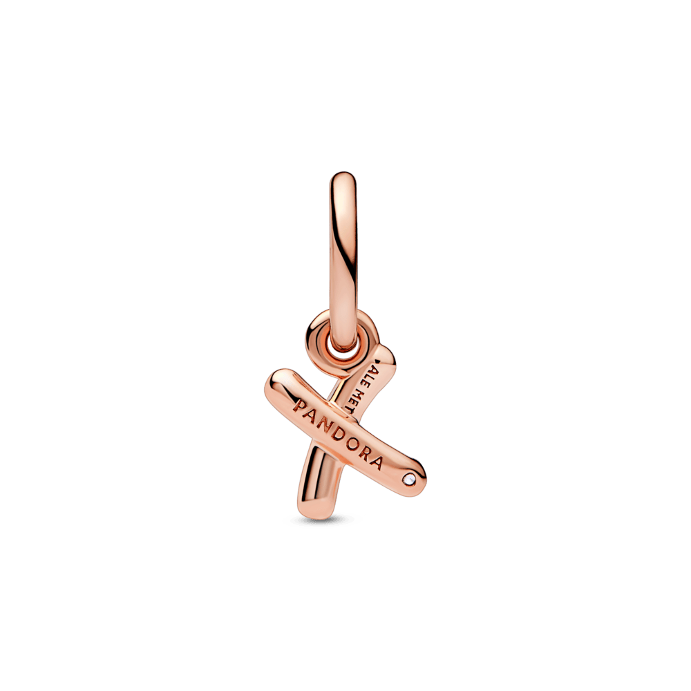 Letter x Script Alphabet Dangle Charm - Pandora Lietuva