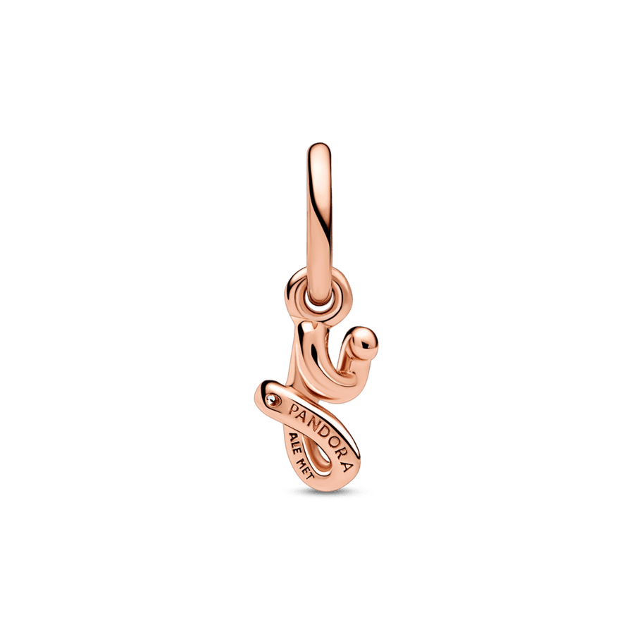 Letter y Script Alphabet Dangle Charm - Pandora Lietuva