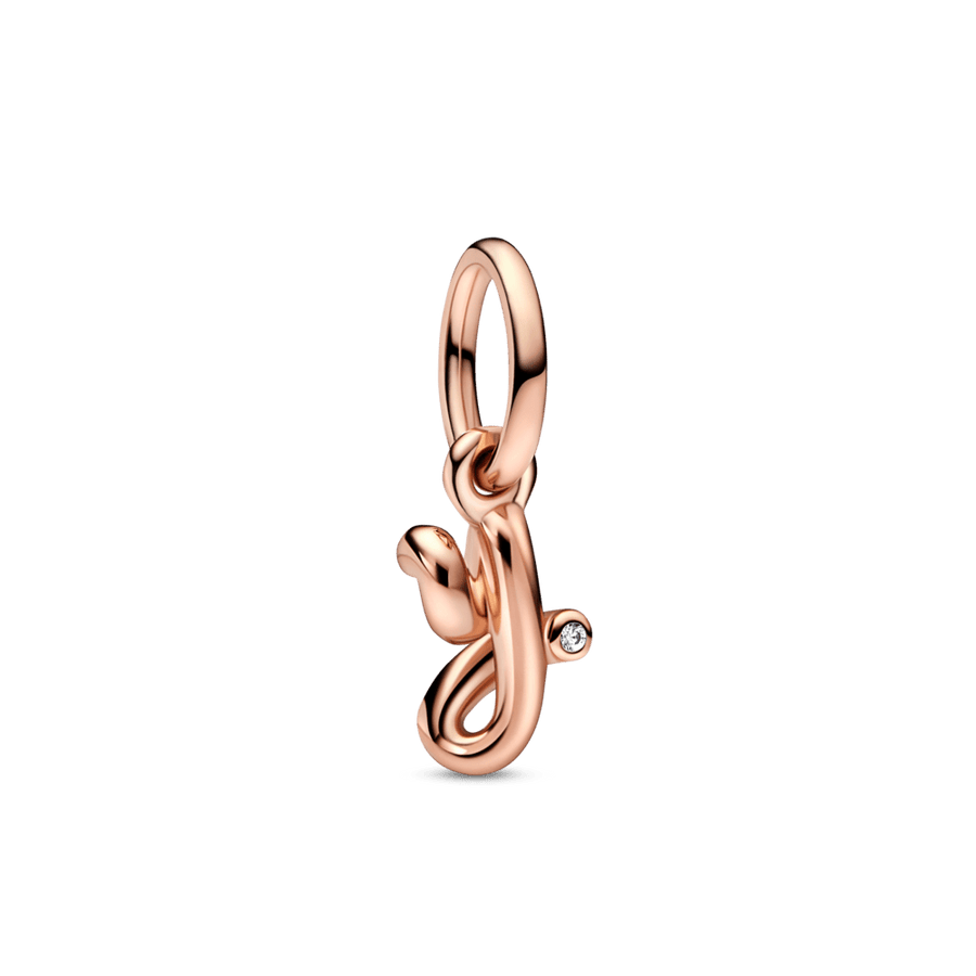 Letter y Script Alphabet Dangle Charm - Pandora Lietuva