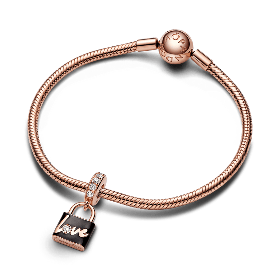 Love Padlock Dangle Charm - Pandora Lietuva
