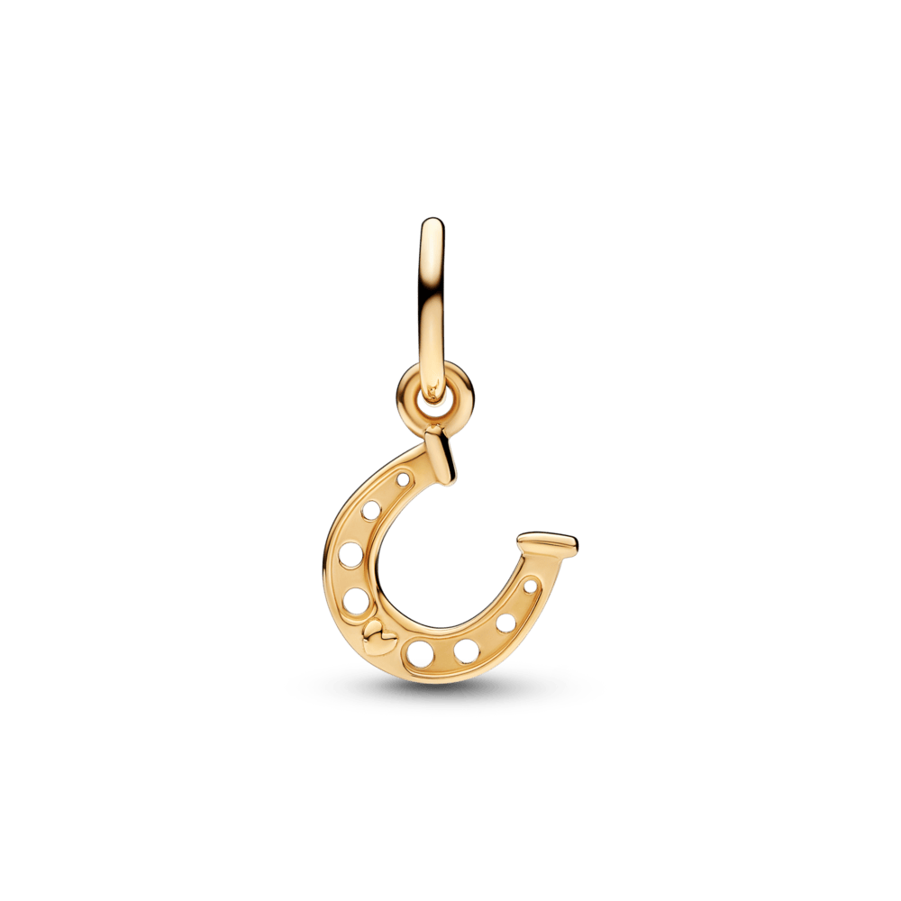 Lucky Horseshoe Dangle Charm - Pandora Lietuva