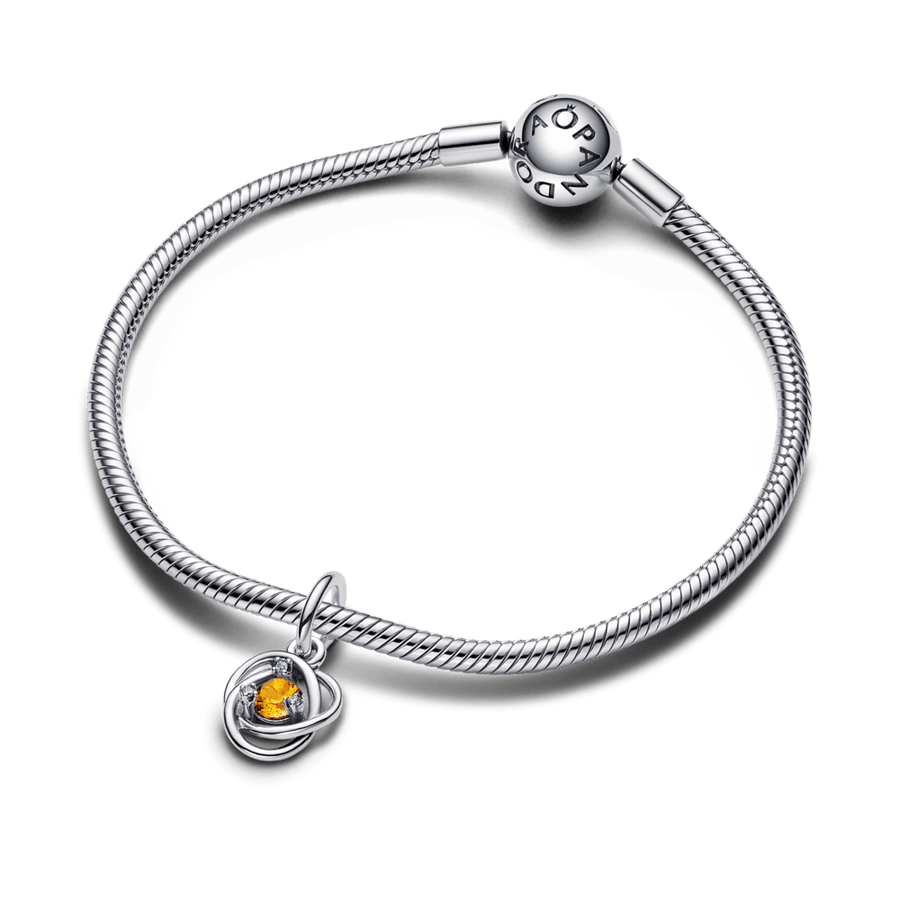 Medaus spalvos talismanas „Amžinybės ratas“ - Pandora Lietuva
