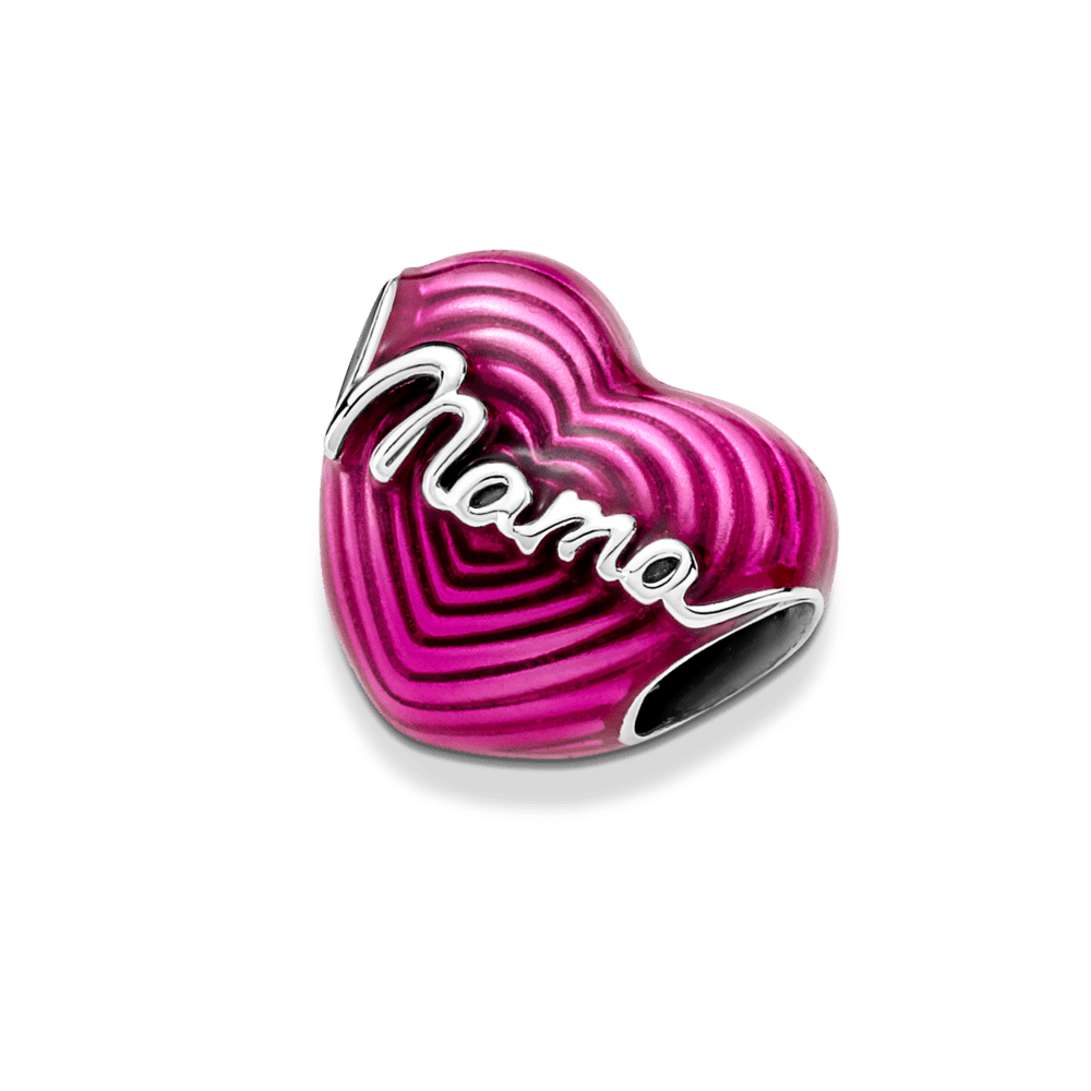 Meilę spinduliuojantis mamos širdies karoliukas - Pandora Lietuva