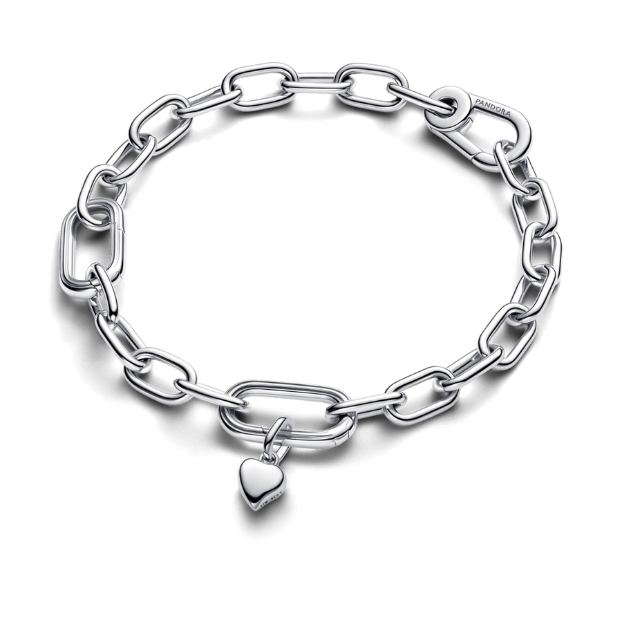 Mini kabantis karoliukas „Širdis“ - Pandora Lietuva