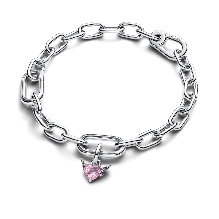 Mini kabantis karoliukas „Sparnuota širdis“ - Pandora Lietuva