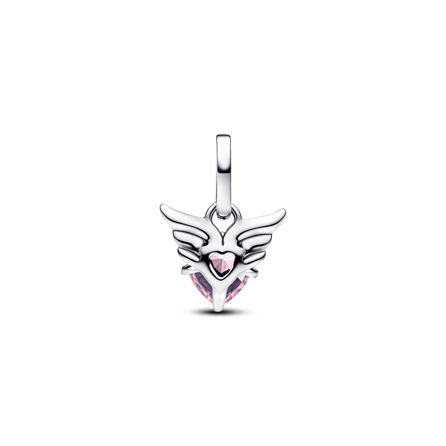 Mini kabantis karoliukas „Sparnuota širdis“ - Pandora Lietuva