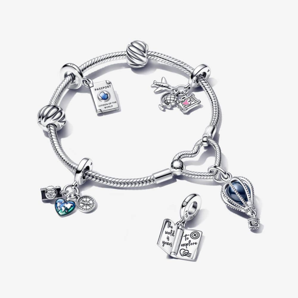 Openable Passport Dangle Charm - Pandora Lietuva