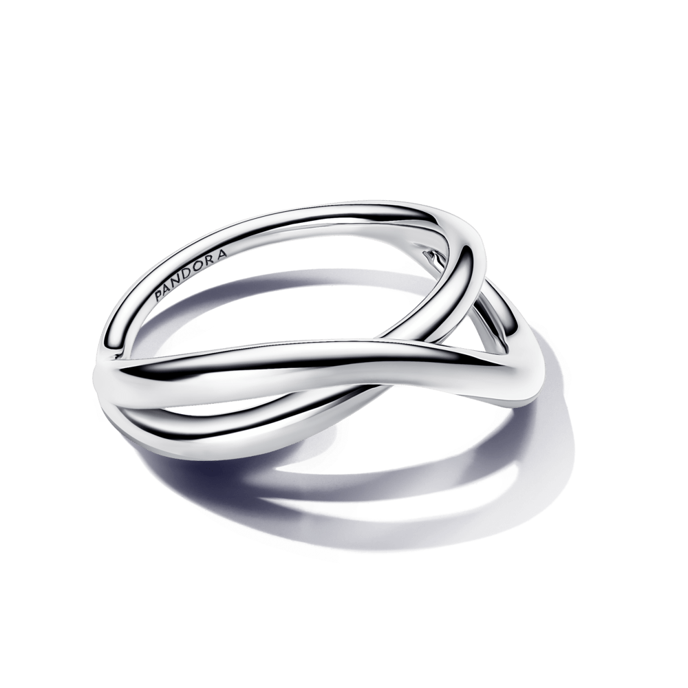 Organiškos formos žiedas „Begalybė“ - Pandora Lietuva