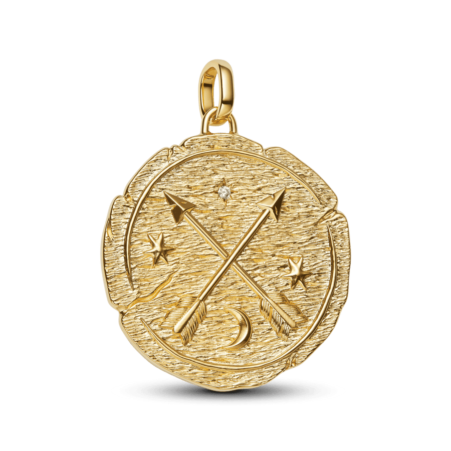 Pakabutis su dideliu medalionu „Sukryžiuotos strėlės“ - Pandora Lietuva