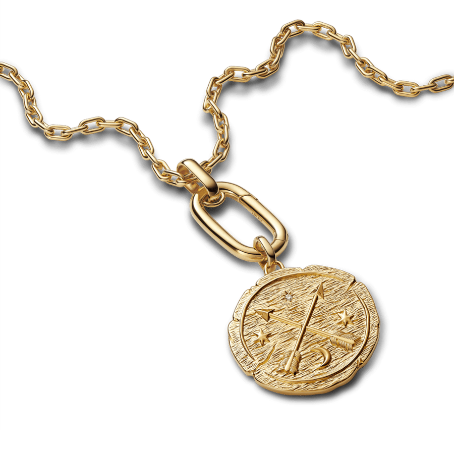 Pakabutis su dideliu medalionu „Sukryžiuotos strėlės“ - Pandora Lietuva