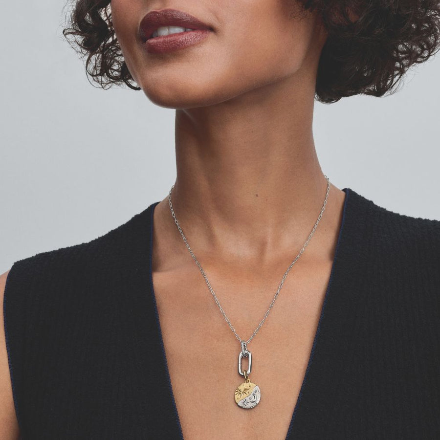 Pakabutis su medalionu „Saulė ir mėnulis“ - Pandora Lietuva