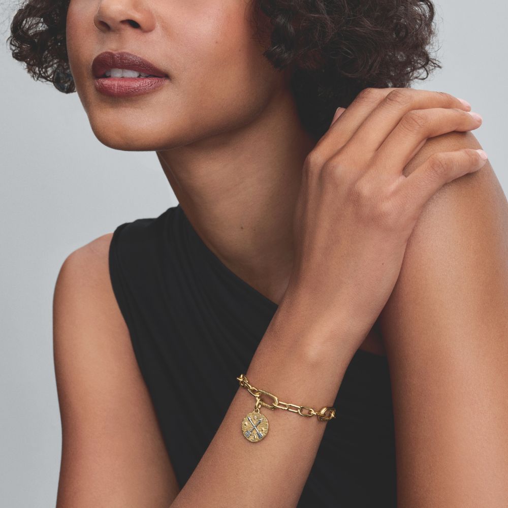 Pakabutis su medalionu „Susikryžiavusios strėlės“ - Pandora Lietuva