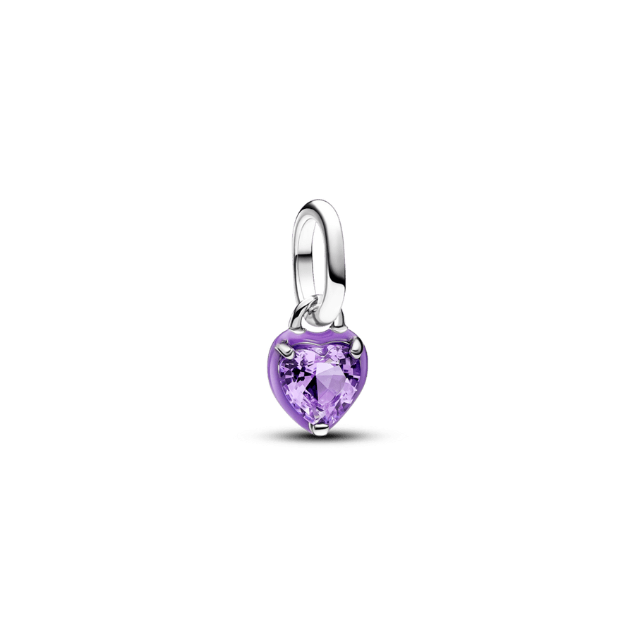 „Pandora ME“ violetinis mažas talismanas „Širdies čiakra“ - Pandora Lietuva