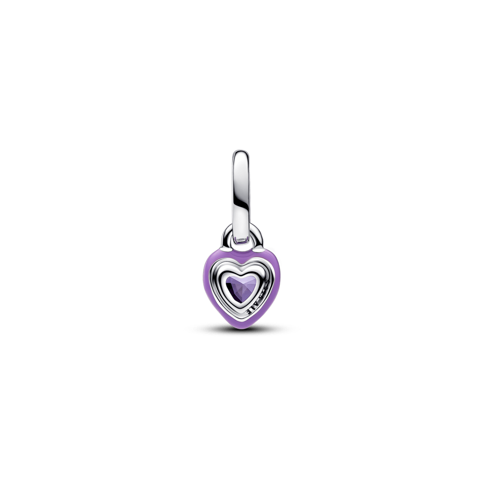 „Pandora ME“ violetinis mažas talismanas „Širdies čiakra“ - Pandora Lietuva