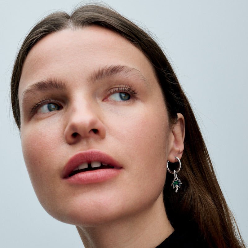 „Pandora Moments“ lanko formos auskarai su talismanu, 18 mm - Pandora Lietuva