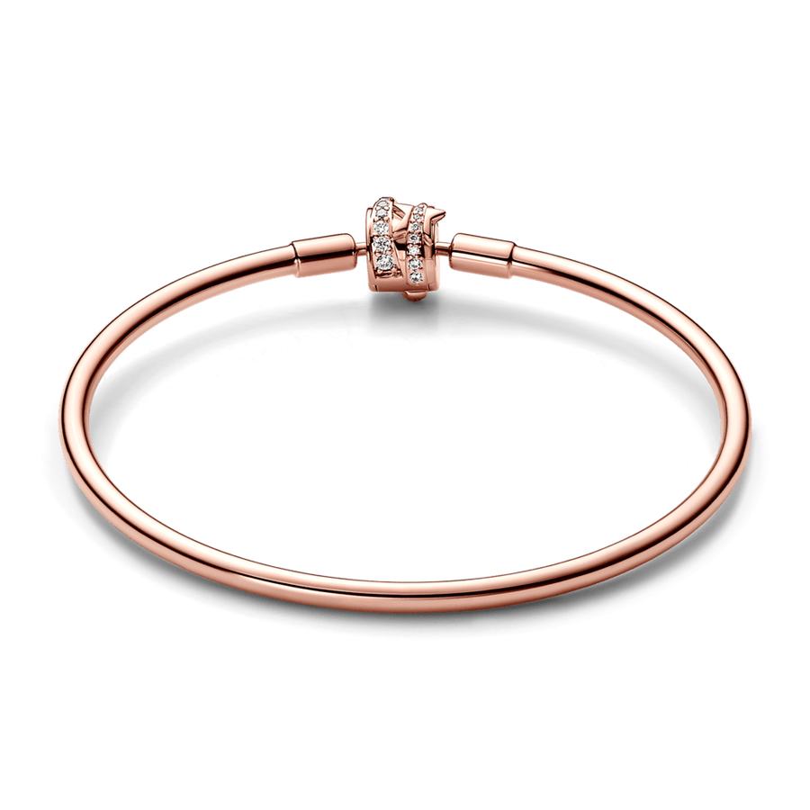 Pandora Moments Sparkling Shooting Star Clasp Bangle - Pandora Lietuva