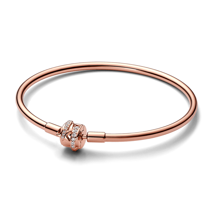 Pandora Moments Sparkling Shooting Star Clasp Bangle - Pandora Lietuva