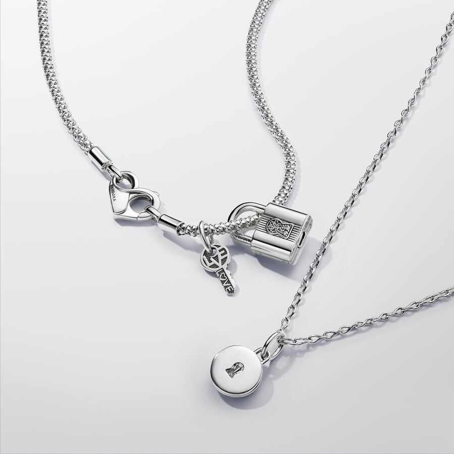 Pandora Moments Studded Chain Necklacevėrinys - Pandora Lietuva