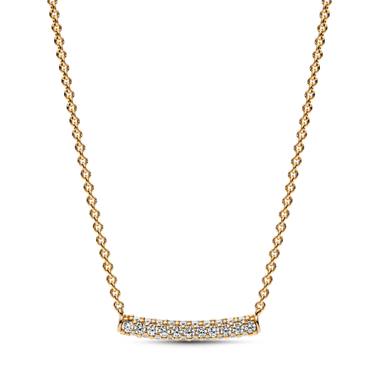 Pandora Timeless Pavé Single - row Bar Collier Necklace vėrinys - Pandora Lietuva
