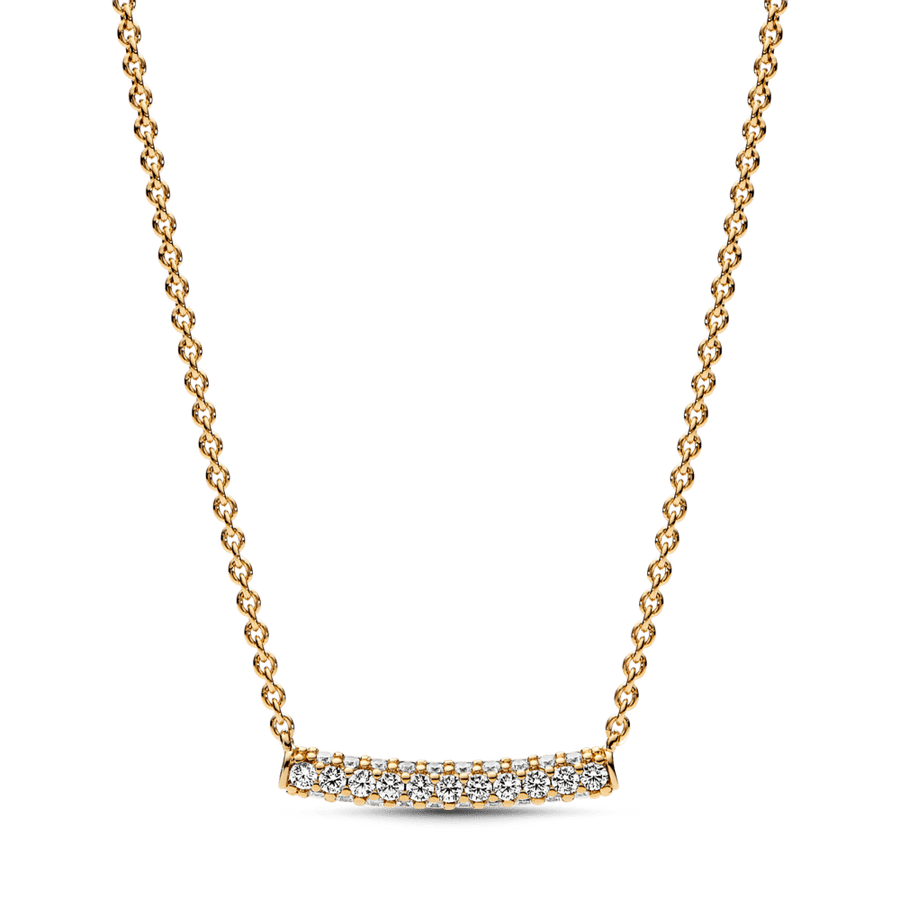 Pandora Timeless Pavé Single - row Bar Collier Necklace vėrinys - Pandora Lietuva