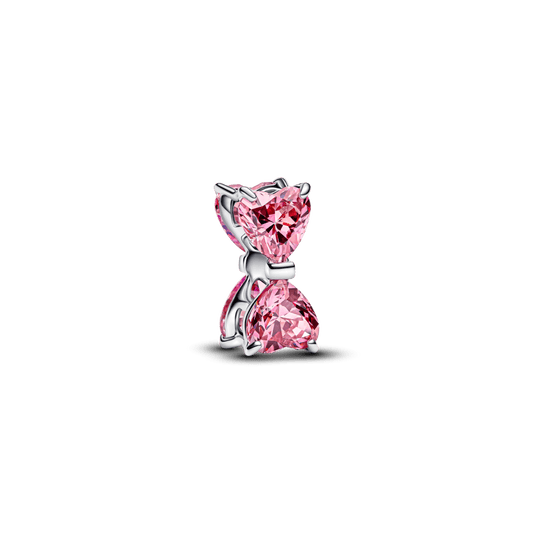 Rožinis karoliukas „Kaspinėlis“ - Pandora Lietuva