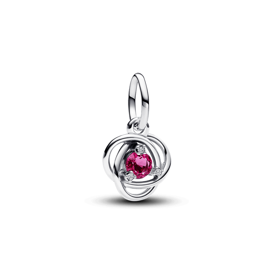 Rožinis talismanas „Amžinybės ratas“ - Pandora Lietuva