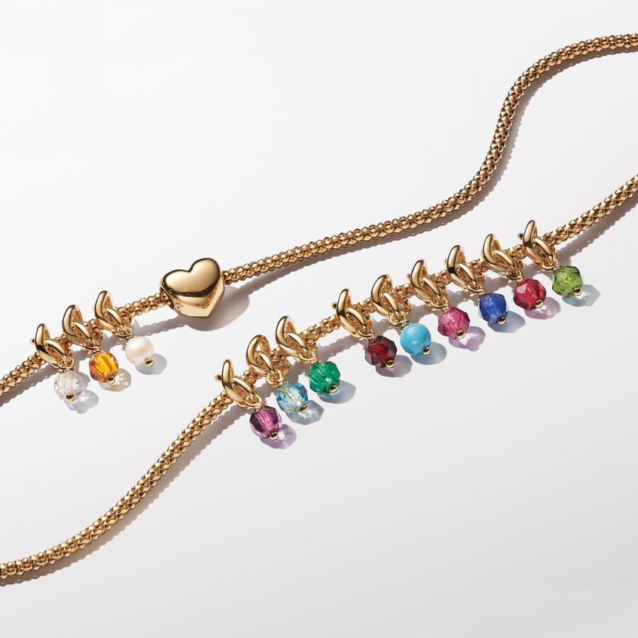 Šlifuotas apvalus kabantis pakabukas „Žalsvai mėlyna begalybė“ - Pandora Lietuva