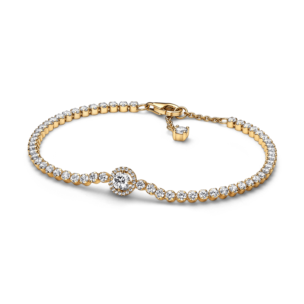 Sparkling Halo Tennis Bracelet - Pandora Lietuva