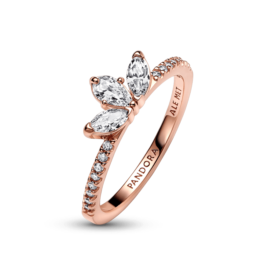 Sparkling Herbarium Cluster Ring žiedas - Pandora Lietuva