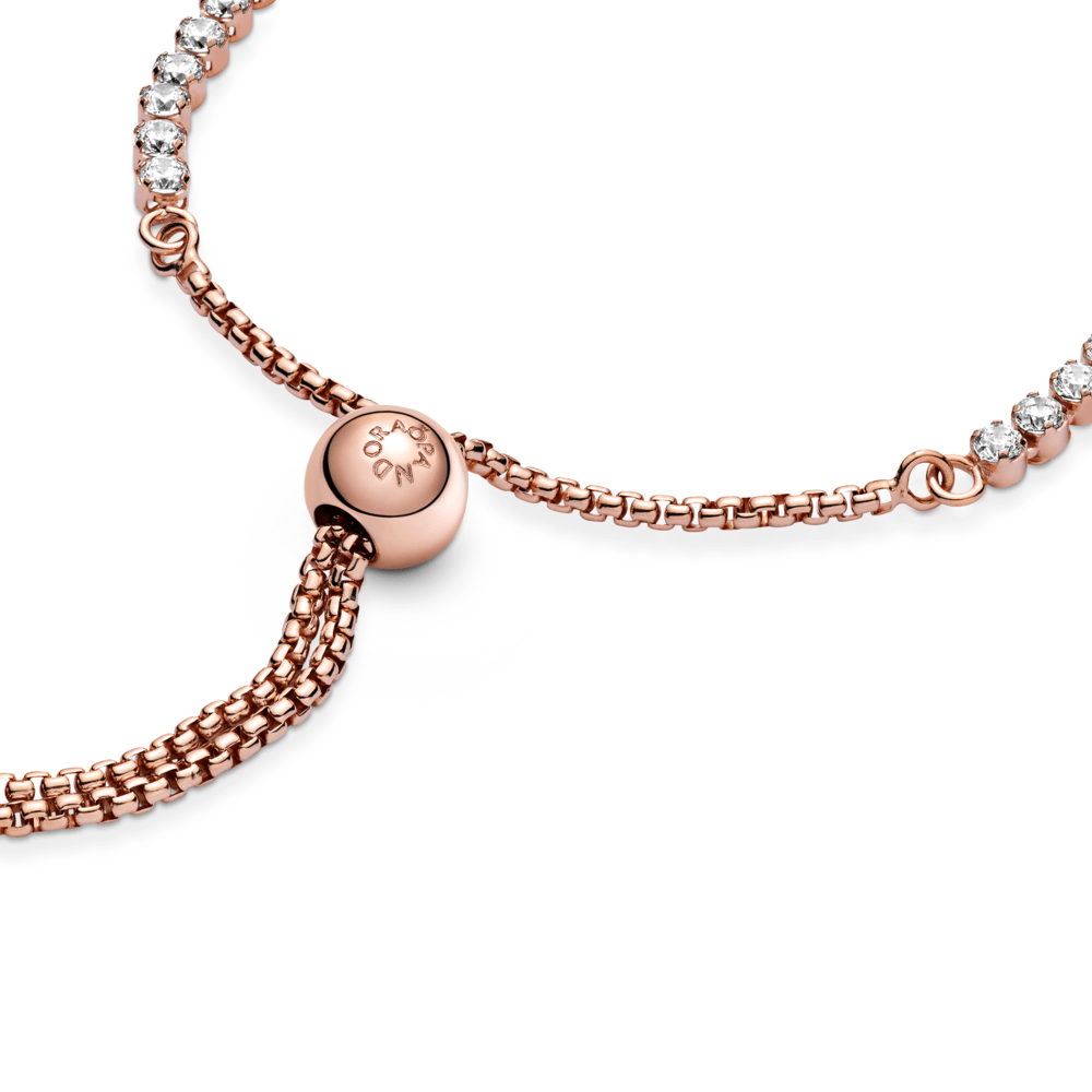 Sparkling Slider Tennis Bracelet - Pandora Lietuva