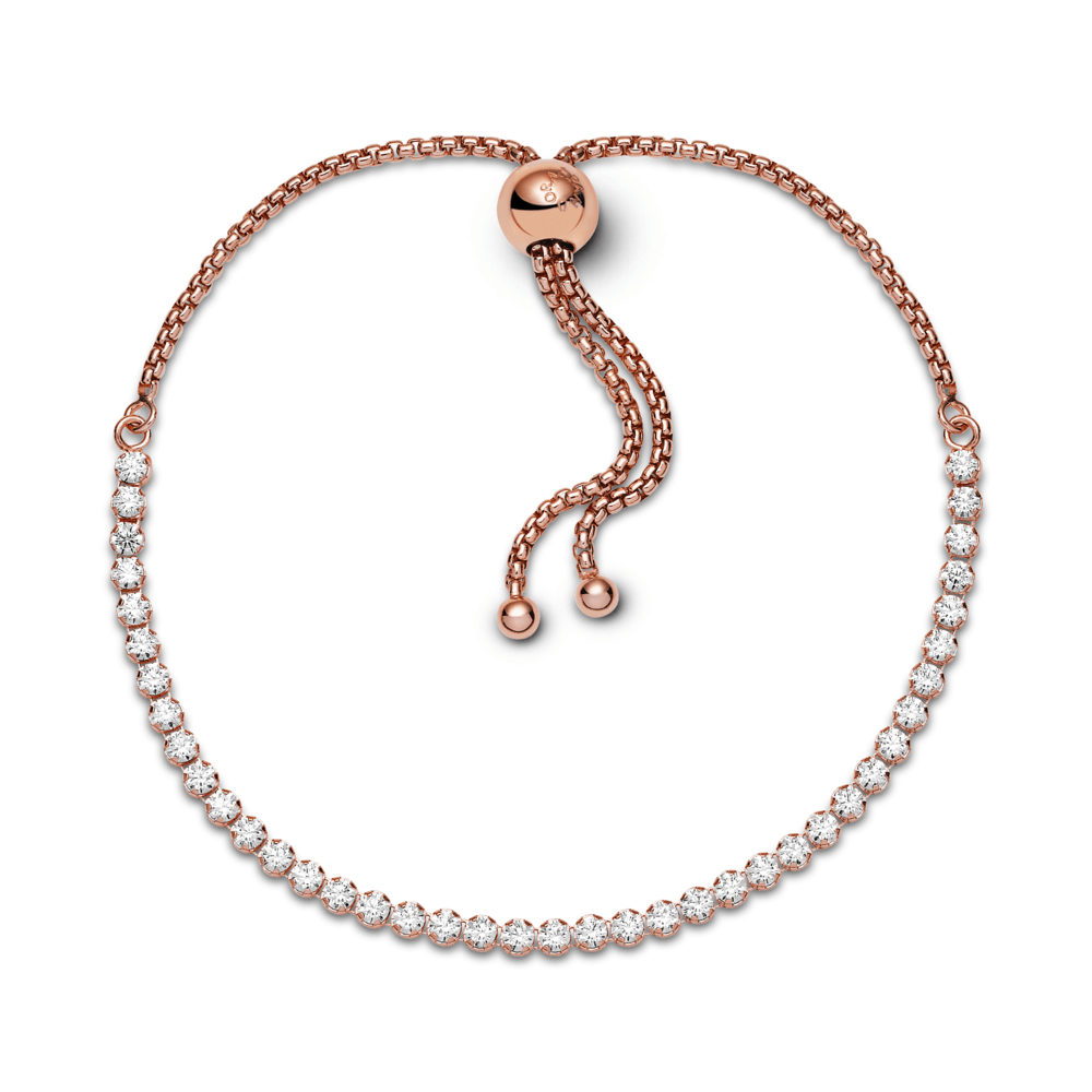 Sparkling Slider Tennis Bracelet - Pandora Lietuva