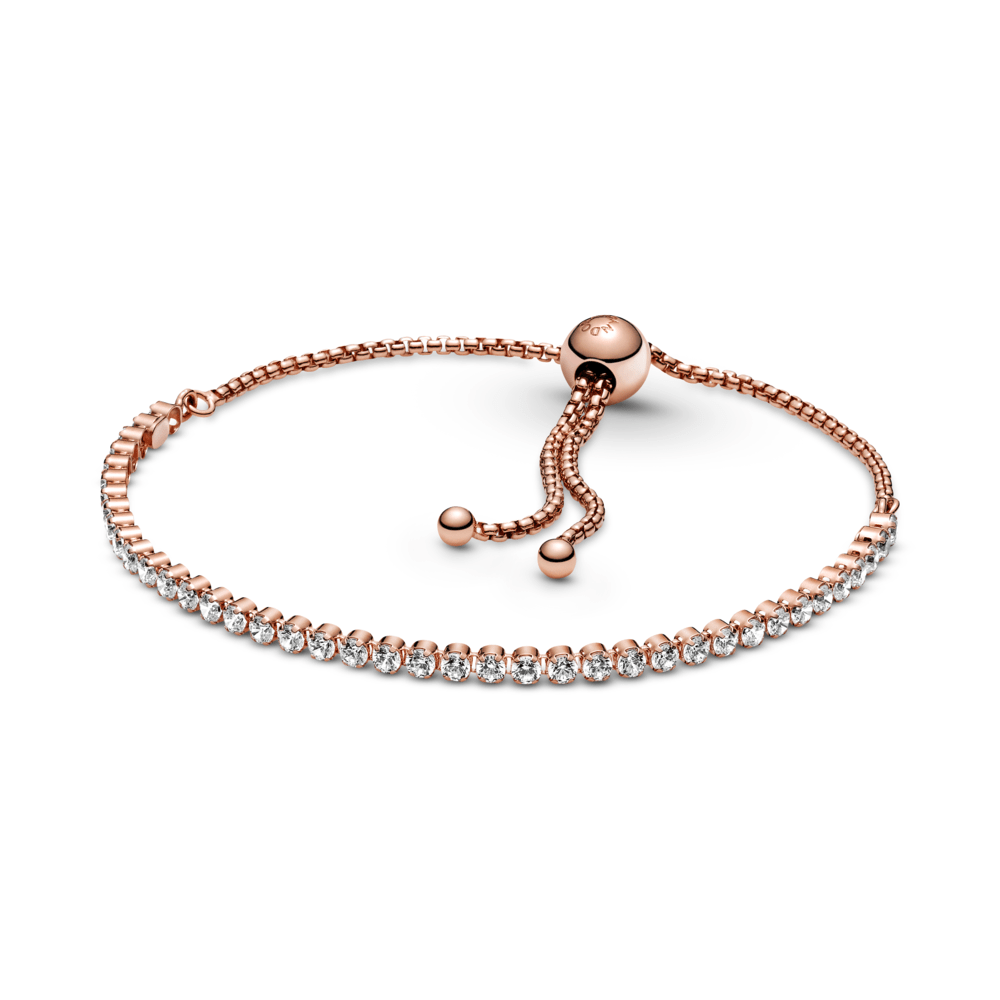 Sparkling Slider Tennis Bracelet - Pandora Lietuva