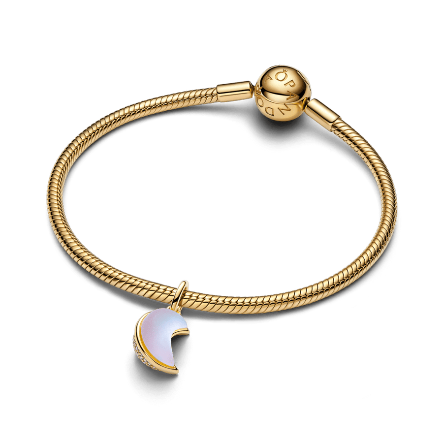 Spindintis kabantis karoliukas „Pusmėnulis“ - Pandora Lietuva