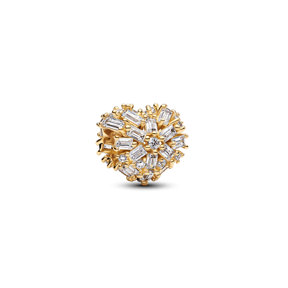 Spindintis karoliukas „Širdis“ - Pandora Lietuva