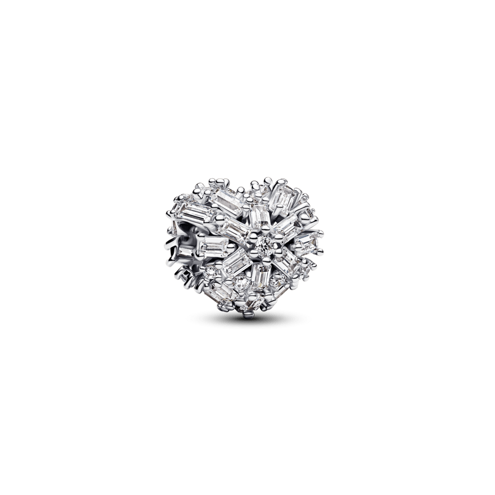 Spindintis karoliukas „Širdis“ - Pandora Lietuva