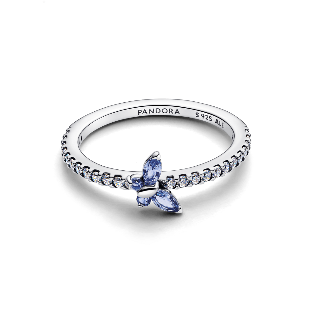 Spindintis žiedas „Drugelis“ - Pandora Lietuva