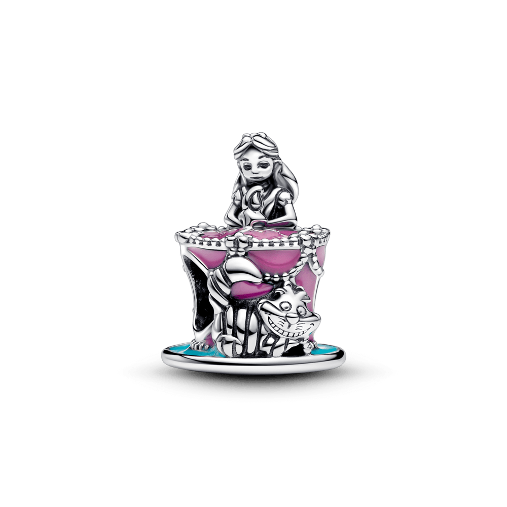 Talismanas „Gimtadienio tortas“ iš „Disney Parks“ kolekcijos „Alisa Stebuklų šalyje“ - Pandora Lietuva