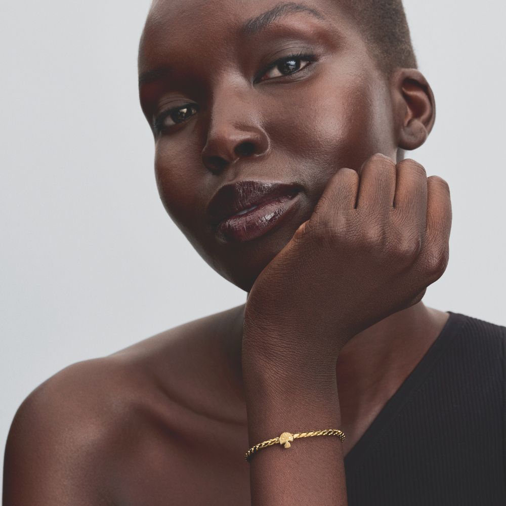 Tekstūrinis mini karoliukas „Grybas“ - Pandora Lietuva