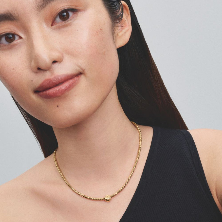 Tekstūrinis mini karoliukas „In ir jang“ - Pandora Lietuva