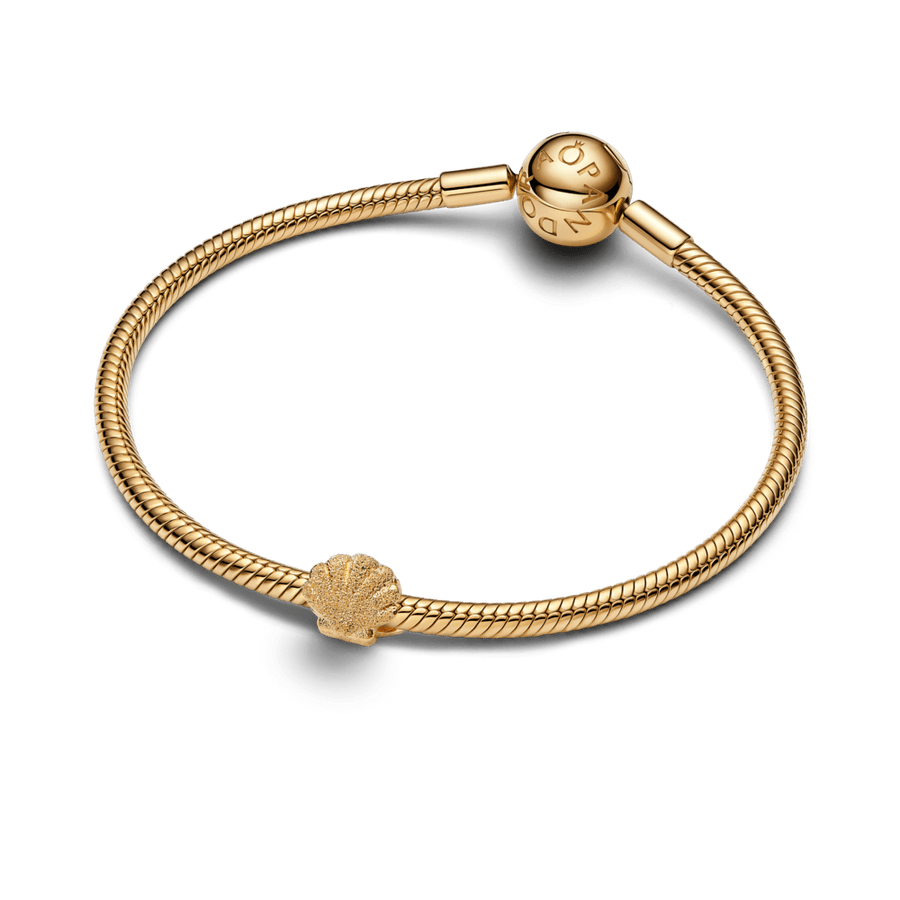 Tekstūrinis mini karoliukas „Kriauklė“ - Pandora Lietuva