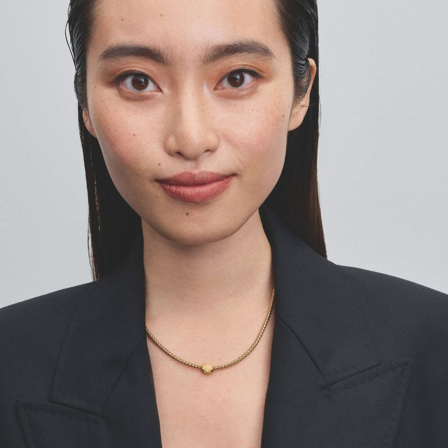 Tekstūrinis mini karoliukas „Kriauklė“ - Pandora Lietuva